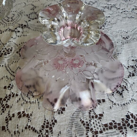 Mikasa Crystal Footed Candy Dish - Picture 3 of 3